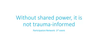 Understanding Trauma and Building Trauma-Informed Environments