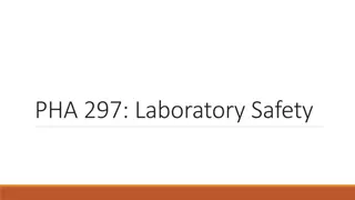 Laboratory Safety: Learning from Incidents and Promoting a Safety Culture