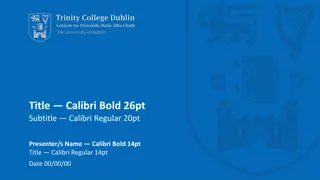 Exploring Academia at Trinity College Dublin