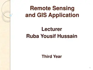 Spectral Enhancement Techniques in Remote Sensing and GIS Application