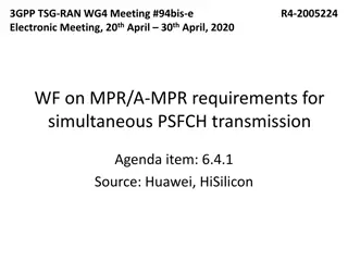 Simultaneous PSFCH Transmission Requirements: RAN4#94bis-e Meeting Summary