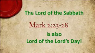 The Lord's Day and Sabbath in Biblical Context