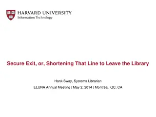 Improving Library Security and Efficiency with Secure Exit System
