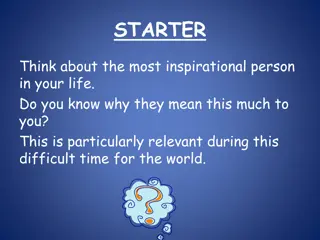 Qualities of Inspirational People and Their Impact on Society