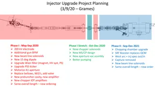 Injector Upgrade Project Planning Phases I & II Details