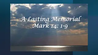 Understanding Sacrifice in Mark 14:1 and Luke 7:36-50