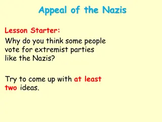 Understanding the Appeal of Extremist Parties: Nazi Party Analysis