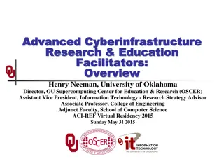 Advanced Cyberinfrastructure Research and Education Facilitators Overview
