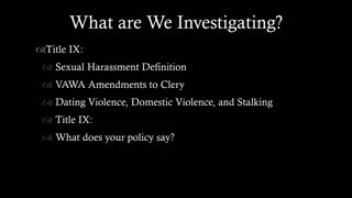 Understanding Title IX: Sexual Harassment Definitions and Procedures