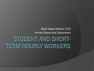 Hourly Workers Guidelines at West Valley-Mission CCD Human Resources Department