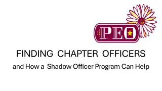Understanding the Role of Shadow Officer Program in Finding Chapter Officers