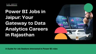 Power BI Jobs in Jaipur Your Gateway to Data Analytics Careers in Rajasthan