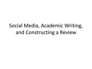 Understanding the Influence of Social Media on Academic Writing