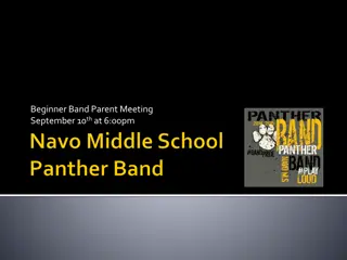 Navo Band: Important Information for Parents and Students