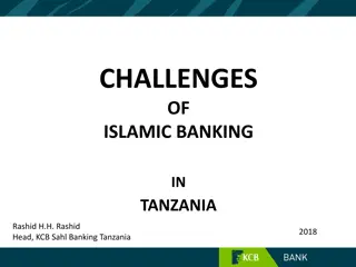 Challenges of Islamic Banking in Tanzania: Operational and Market Penetration Issues