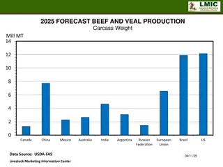 Global Livestock Production Forecast and Trade Analysis 2025