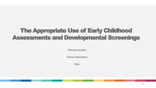 Understanding Developmental Screenings in Early Childhood