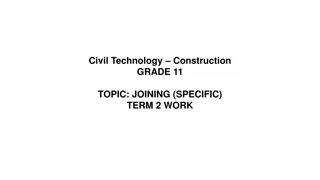 Benefits of Steel Windows in Construction & Joining Techniques - Grade 11 Civil Technology