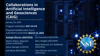 Harnessing AI in Geosciences: Collaborations for Research Breakthroughs