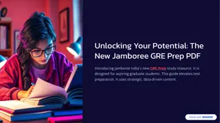 Your Bridge to Master the GRE Prep with Jamboree India
