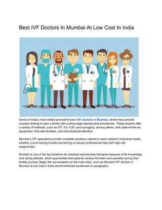 Best IVF doctor in Mumbai | World Fertility Services
