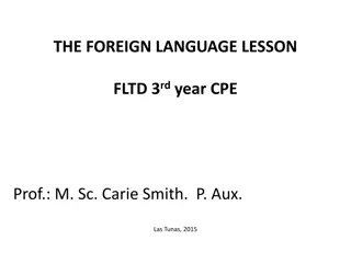 Effective Lesson Planning for Language Teachers
