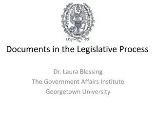 Understanding Legislative Process and Forms of Legislation