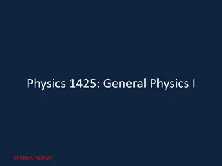 General Physics I Course Overview and Syllabus
