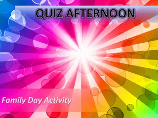 Fun Family Quiz Afternoon Activities - Engage in Proverbs, Pictionary, and More!