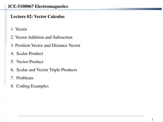 Electromagnetics Lecture 02 Vector Calculus Fundamentals