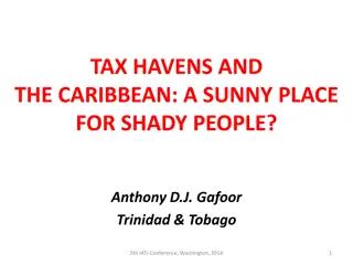 Tax Havens and Offshore Financial Centers in the Caribbean