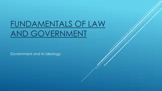Understanding Political Ideologies and Government Structures