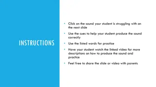 Speech Sounds Practice - Articulation Activities for Students