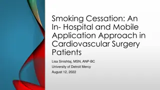 Effective Smoking Cessation in Cardiovascular Surgery Patients
