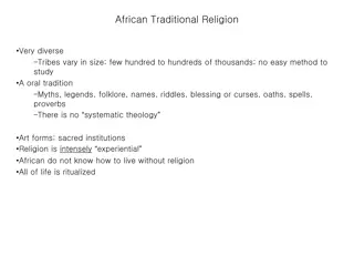 Understanding African Traditional Religion and Beliefs