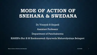Understanding the Mechanism of Snehana and Swedana Therapies in Ayurveda