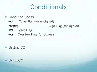 Understanding Condition Codes in Processor State and Setting Examples