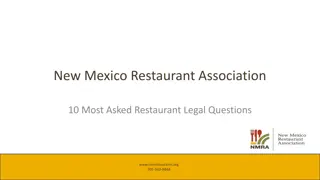 Insights on Restaurant Legal Issues - Rapid Responses in 30 Minutes