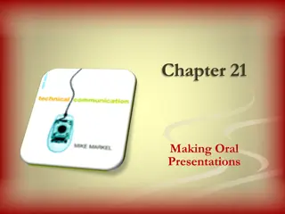 Mastering Oral Presentations: Tips and Techniques for Effective Communication