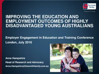 Improving Education and Employment Outcomes for Disadvantaged Australian Youth