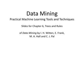 Practical Machine Learning Techniques from Data Mining Slides