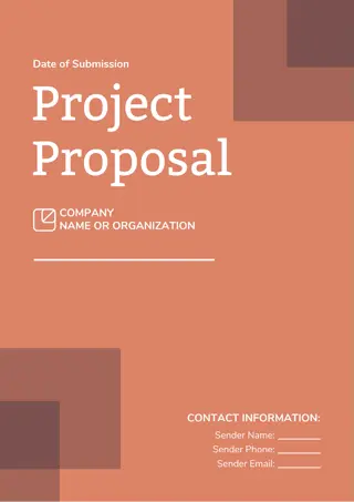 Project Proposal Overview and Objectives