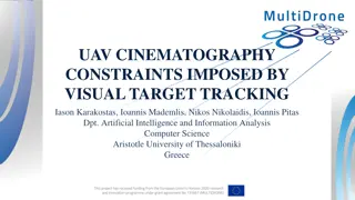 UAV Cinematography Constraints Imposed by Visual Target Tracking Study