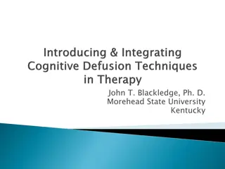 Understanding Defusion Techniques in Therapy