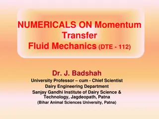 Fluid Mechanics Numericals on Momentum Transfer and Pumps & Fans
