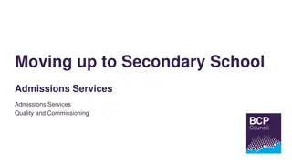 How to Apply for Secondary School Admissions in BCP: Key Points & Information