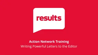 Influencing Political Decisions Through Writing Powerful Letters to the Editor