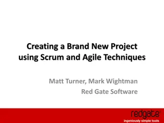 Brand New Project in Agile - A Scrum Approach