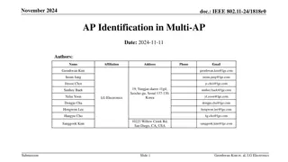 Efficient AP Identification Method in Multi-AP Coordination
