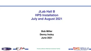 Installation Progress at Thomas Jefferson National Accelerator Facility